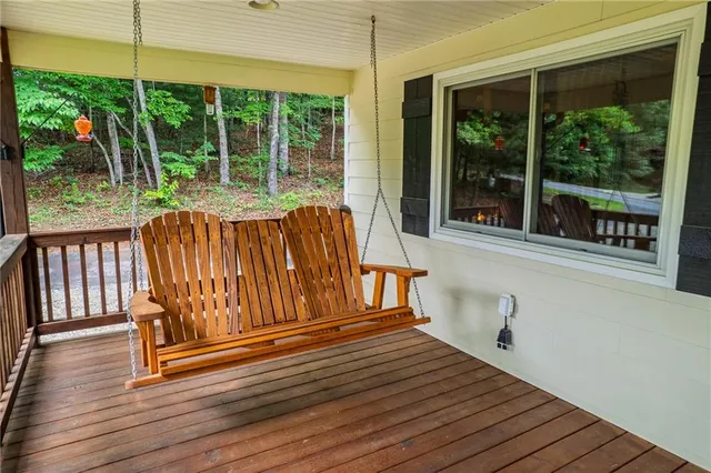a view of deck with patio