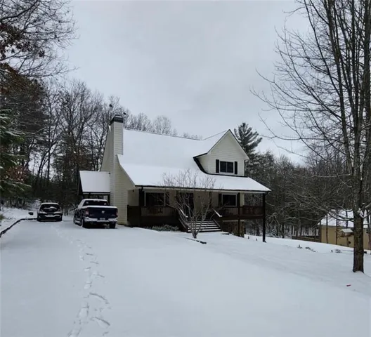 a car parked in front of a house
