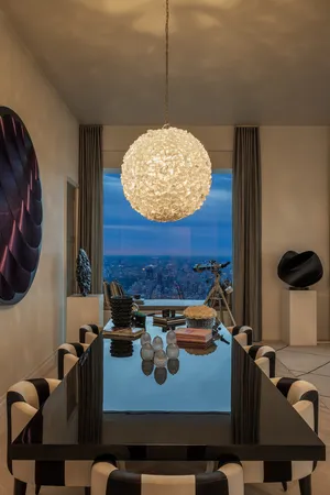 a living room filled with furniture