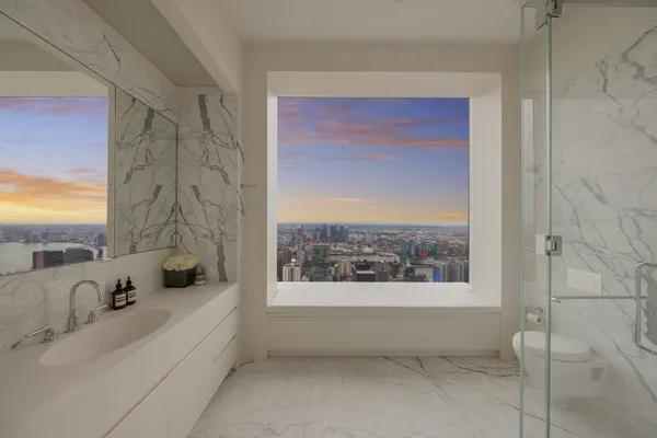 a bathroom with a sink and a shower