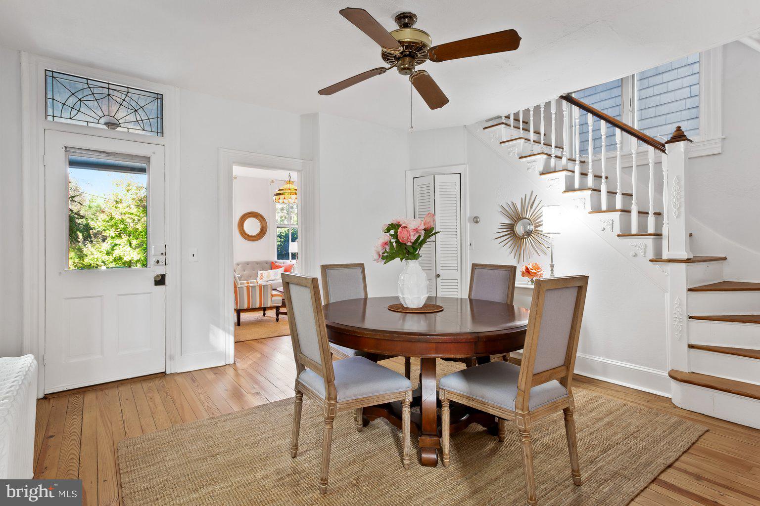 221 Alpine Road Baltimore, MD 21210 - Photo 13 of 54 Dining room w country pine flooring