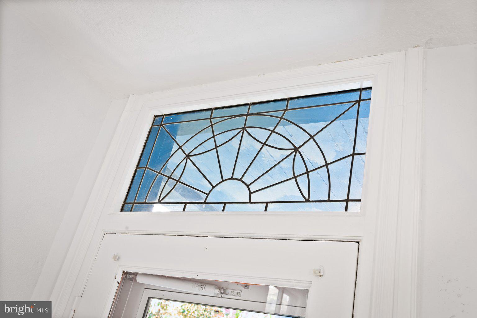 221 Alpine Road Baltimore, MD 21210 - Photo 8 of 54 2nd stained glass window in 2nd doorway