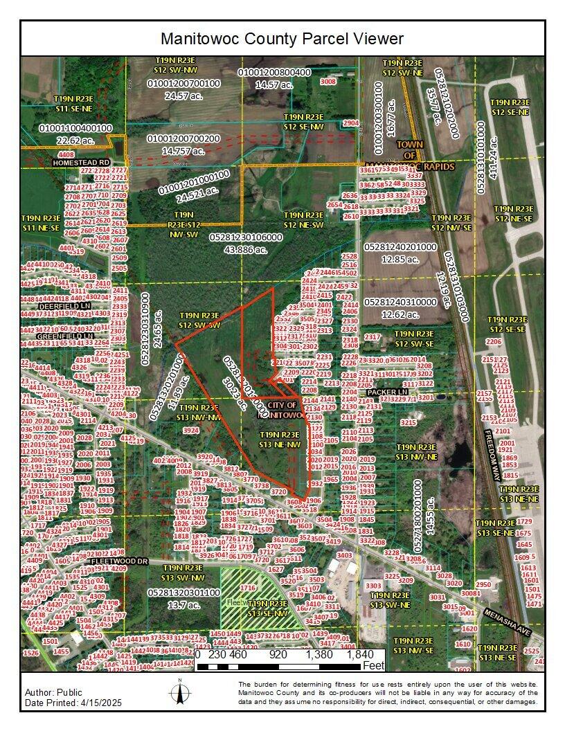 Lt4 Virginia Drive Manitowoc, WI 54220 - Photo 2 of 2 GIS Map