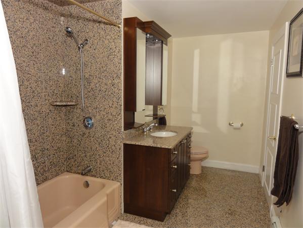 156 Pleasant Street Lexington, MA 02421 - Photo 15 of 28 a bathroom with a tub sink and mirror