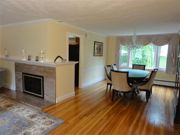 156 Pleasant Street Lexington, MA 02421 - Photo 7 of 28 a view of a dining room with furniture window and wooden floor