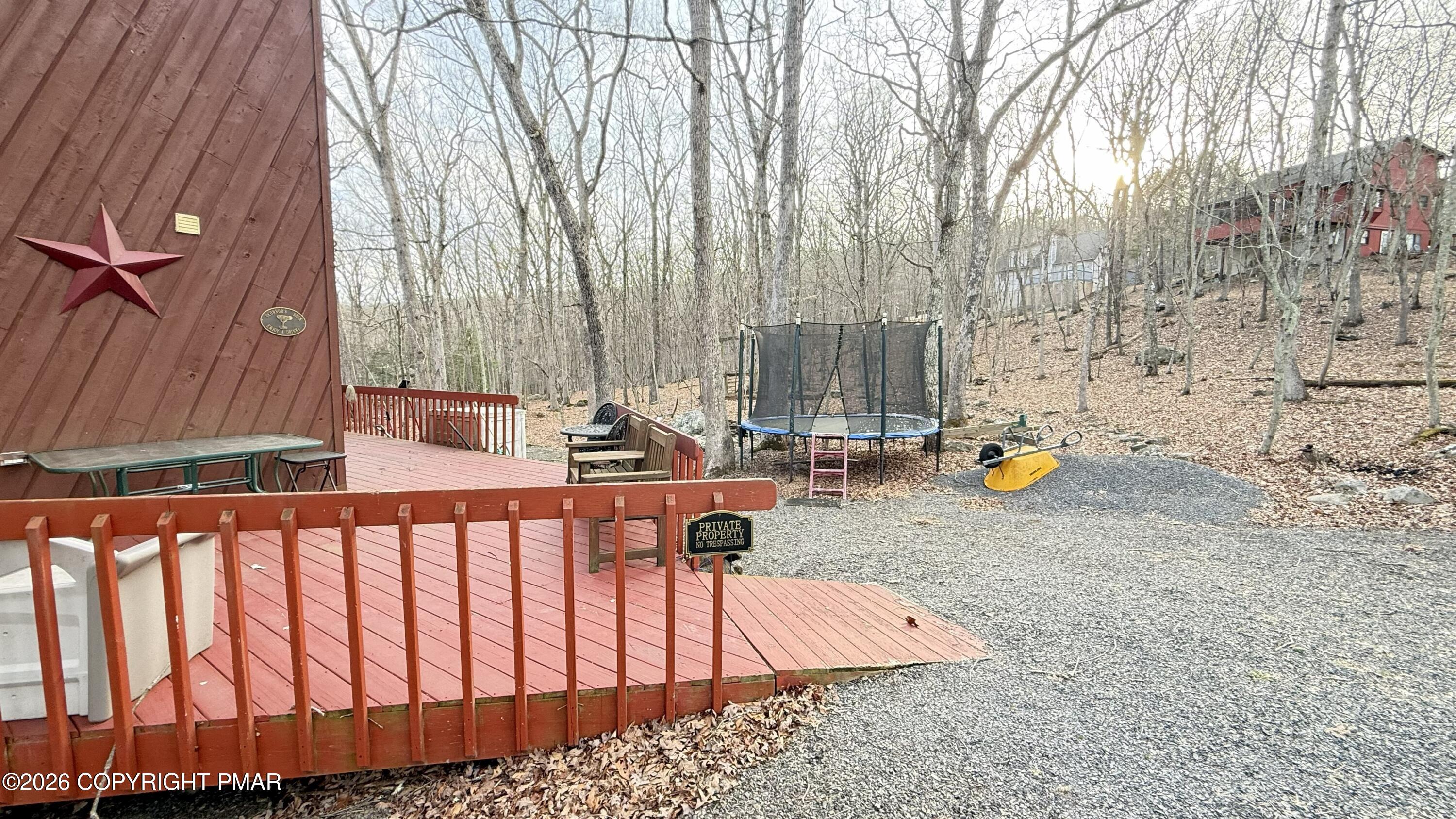 5933 Decker Road Bushkill, PA 18324 - Photo 28 of 51 swimming pool view with sitting space
