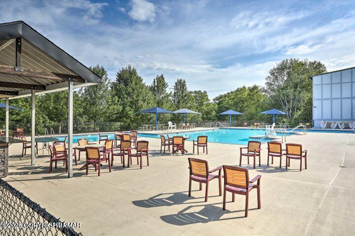 5933 Decker Road Bushkill, PA 18324 - Photo 38 of 51 an outdoor space with furniture and garden view