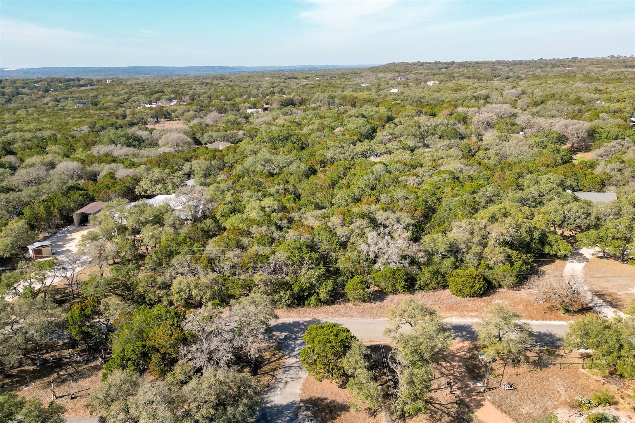 308 Ridge Oak Drive Wimberley, TX 78676 - Photo 20 of 29 an aerial view of residential houses with outdoor space