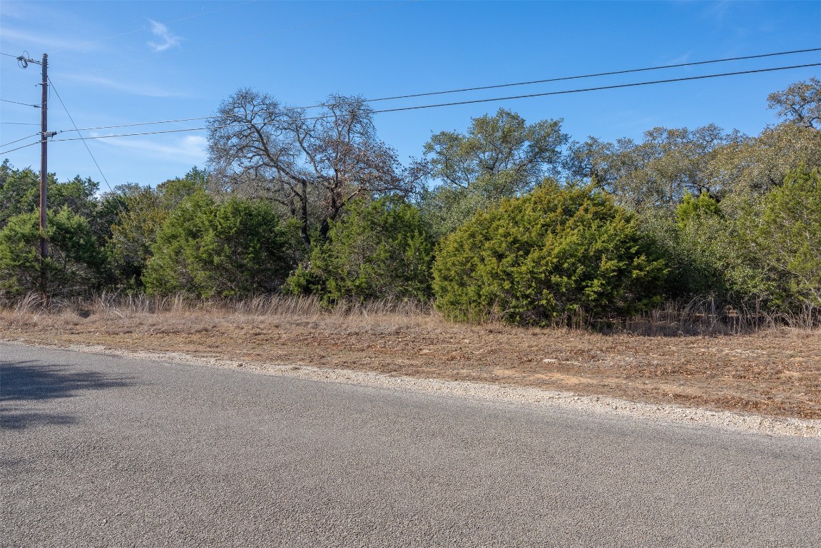308 Ridge Oak Drive Wimberley, TX 78676 - Photo 2 of 29 Lot 58 frontage runs from the utility pole back towards 304 Ridge Oak circular drive.