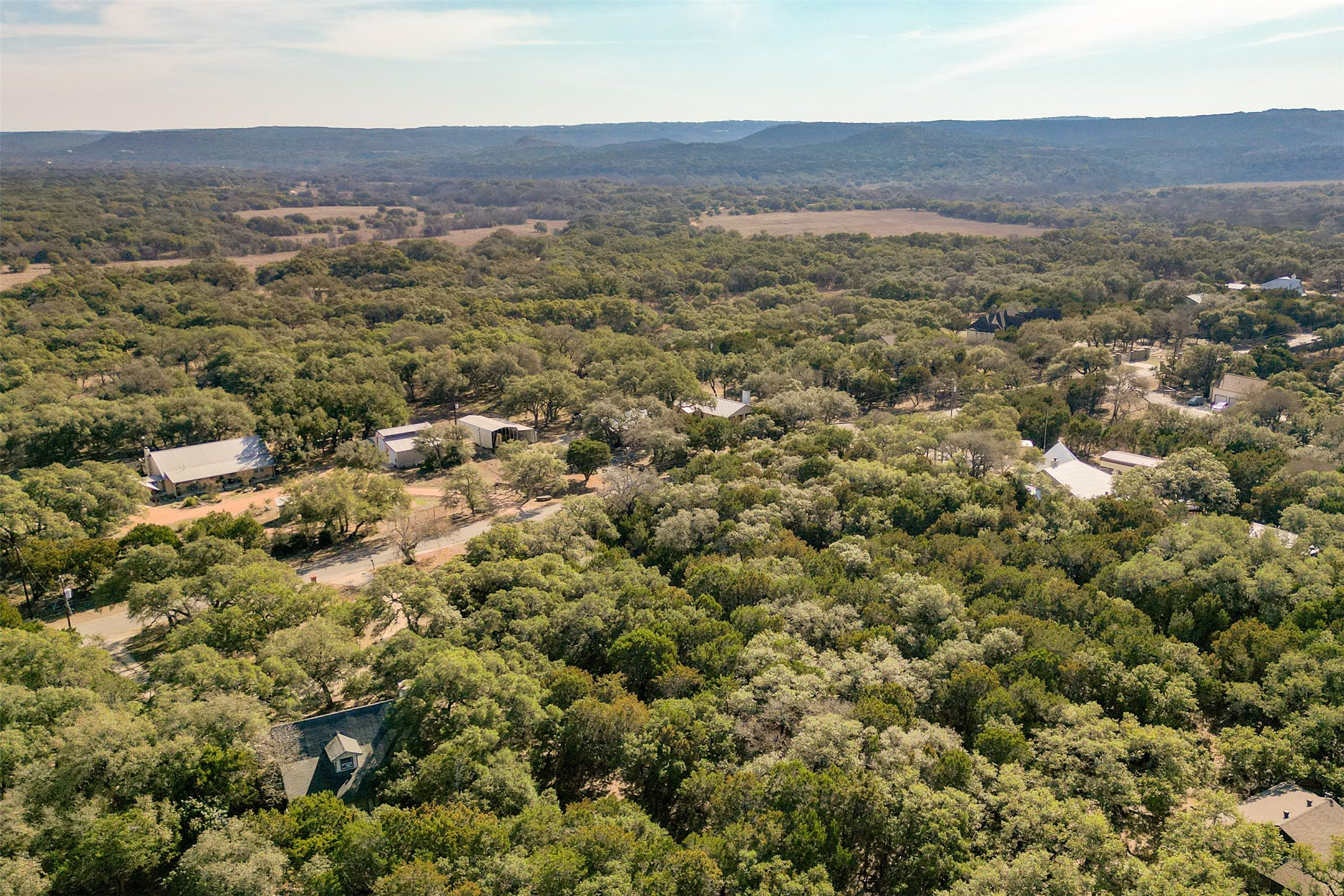 308 Ridge Oak Drive Wimberley, TX 78676 - Photo 26 of 29 an aerial view of residential house and green space