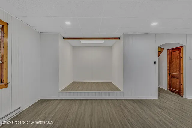 a view of storage and utility room