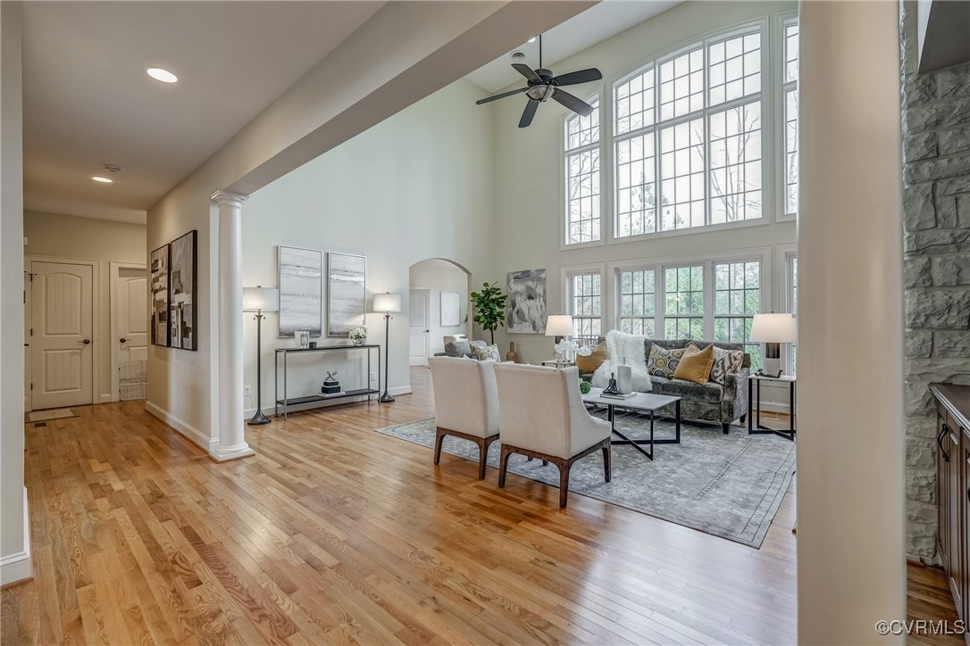 3412 Handley Road Midlothian, VA 23113 - Photo 10 of 50 a living room with furniture and a table