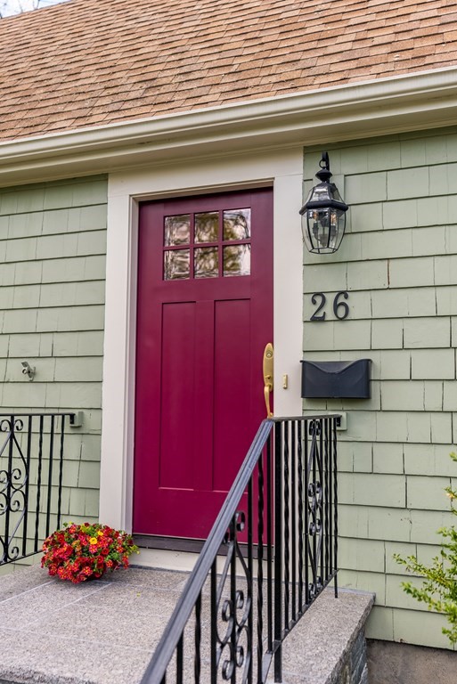 26 Cherokee Road Arlington, MA 02474 - Photo 3 of 40 a view of a entryway door front of a house