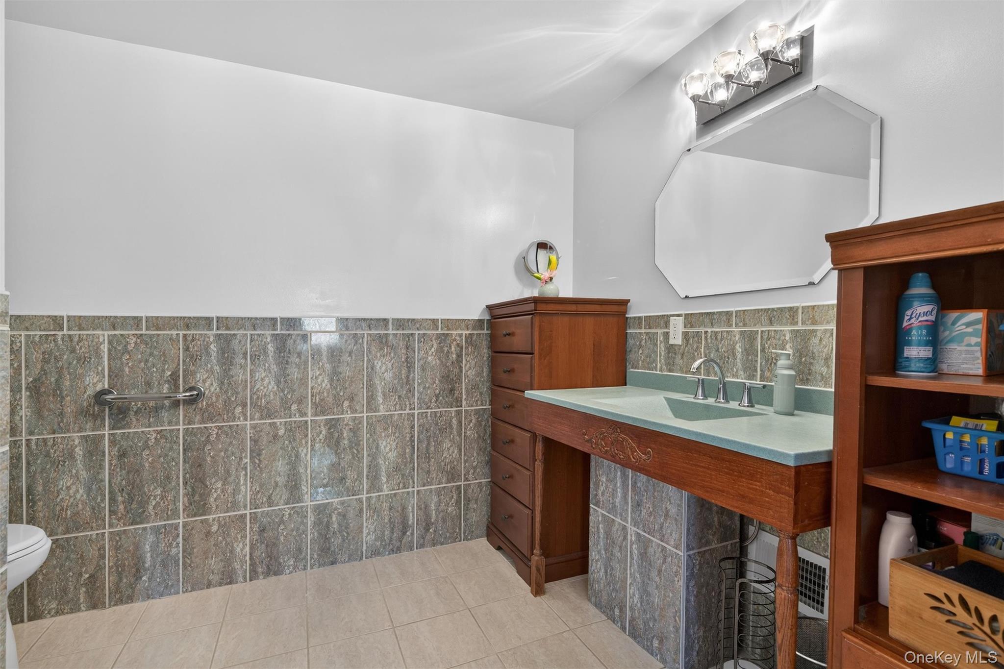 729 Mullock Road Port Jervis, NY 12771 - Photo 18 of 50 a bathroom with a sink a toilet and mirror