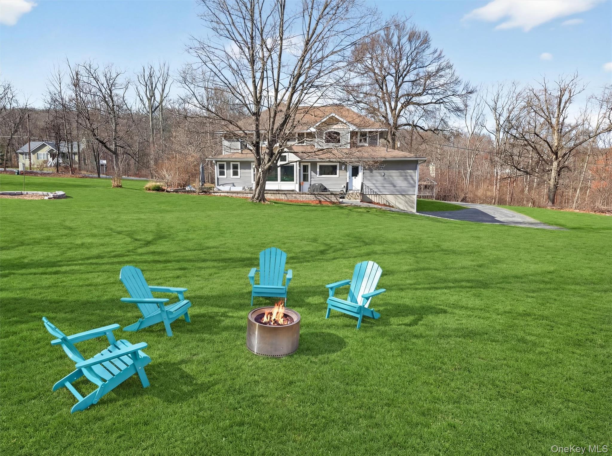 729 Mullock Road Port Jervis, NY 12771 - Photo 45 of 50 a garden view with a sitting space and garden