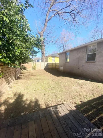 a view of empty space and yard