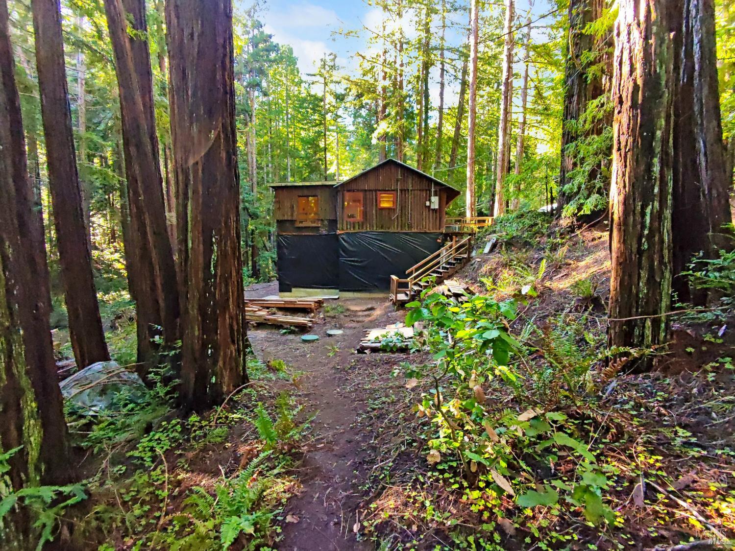 16125 Bittner Road Occidental, CA 95465 - Photo 2 of 31 Unique mid-construction opportunity on magical acreage moments to the village of Occidental.