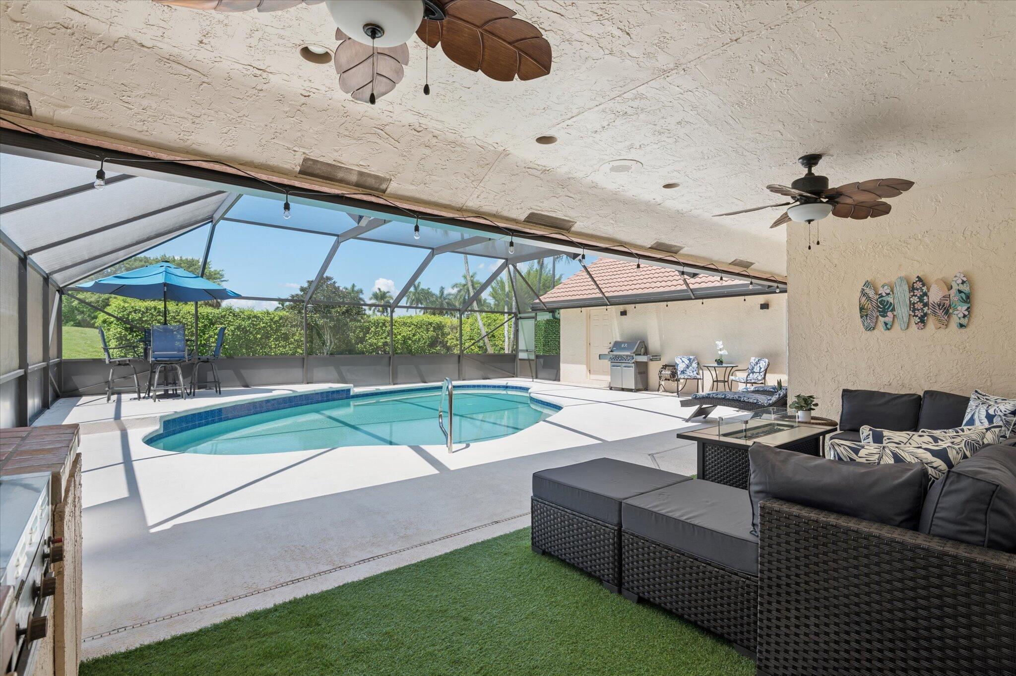 10080 Canoe Brook Circle Boca Raton, FL 33498 - Photo 21 of 30 Covered Patio & Pool