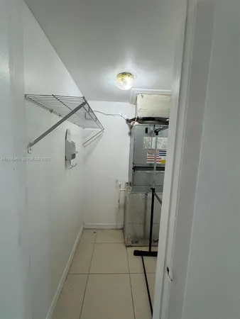 a view of storage and utility room