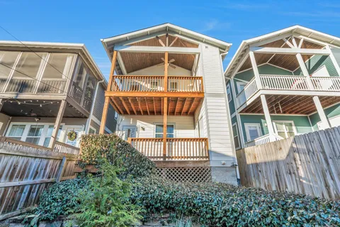 a view of a house with a front door