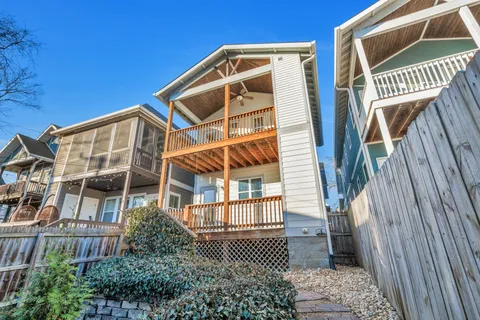 a front view of a house with a porch