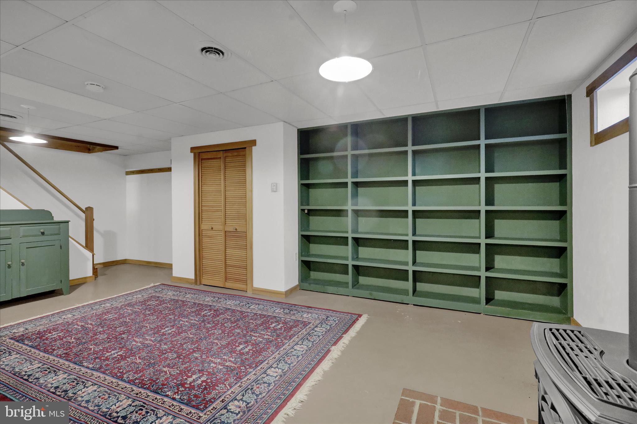 313 Parkview Road Reading, PA 19606 - Photo 33 of 57 Finished basement family room w/ custom built-ins