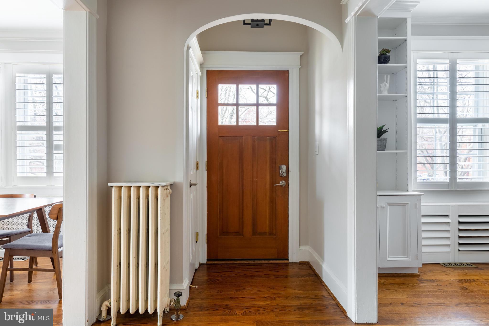 2243 40th Street Northwest Washington, DC 20007 - Photo 17 of 45 Entry Foyer w/ Coat Closet