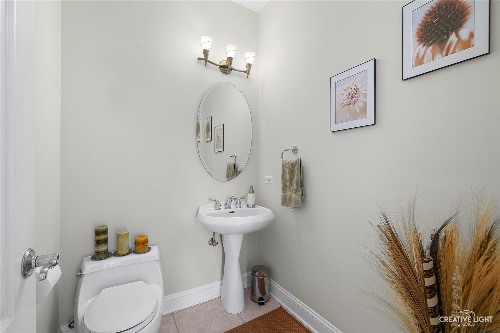 3912 Highknob Circle Naperville, IL 60564 - Photo 14 of 42 a bathroom with a sink and a mirror