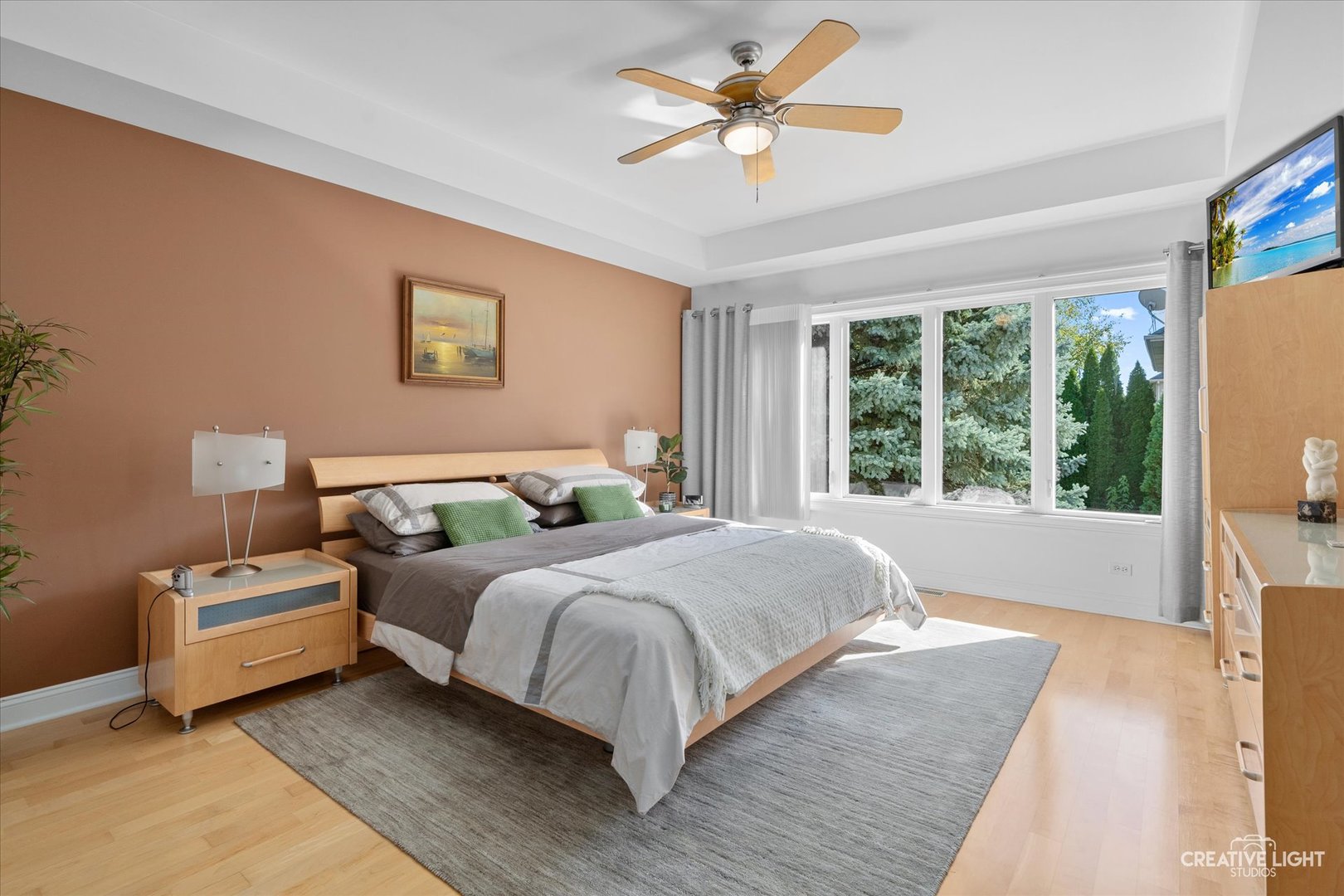 3912 Highknob Circle Naperville, IL 60564 - Photo 16 of 42 a bedroom with bed and a large window