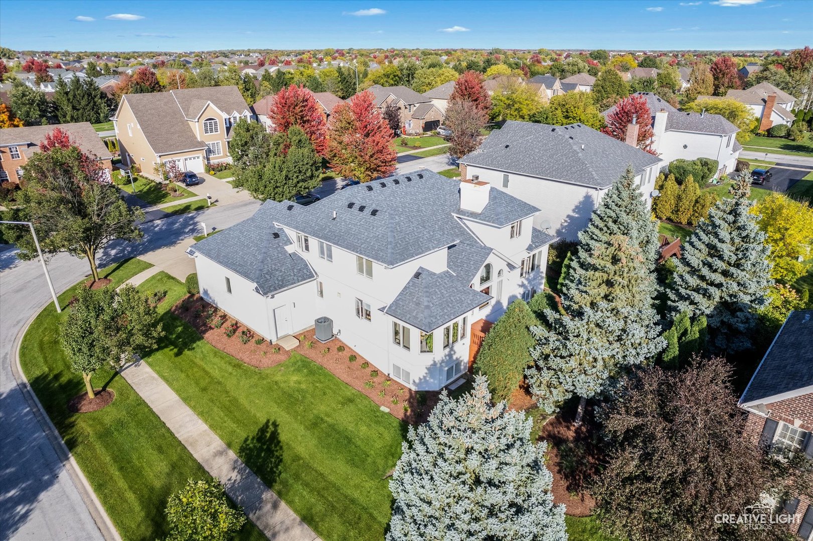 3912 Highknob Circle Naperville, IL 60564 - Photo 2 of 42 an aerial view of a house with a garden
