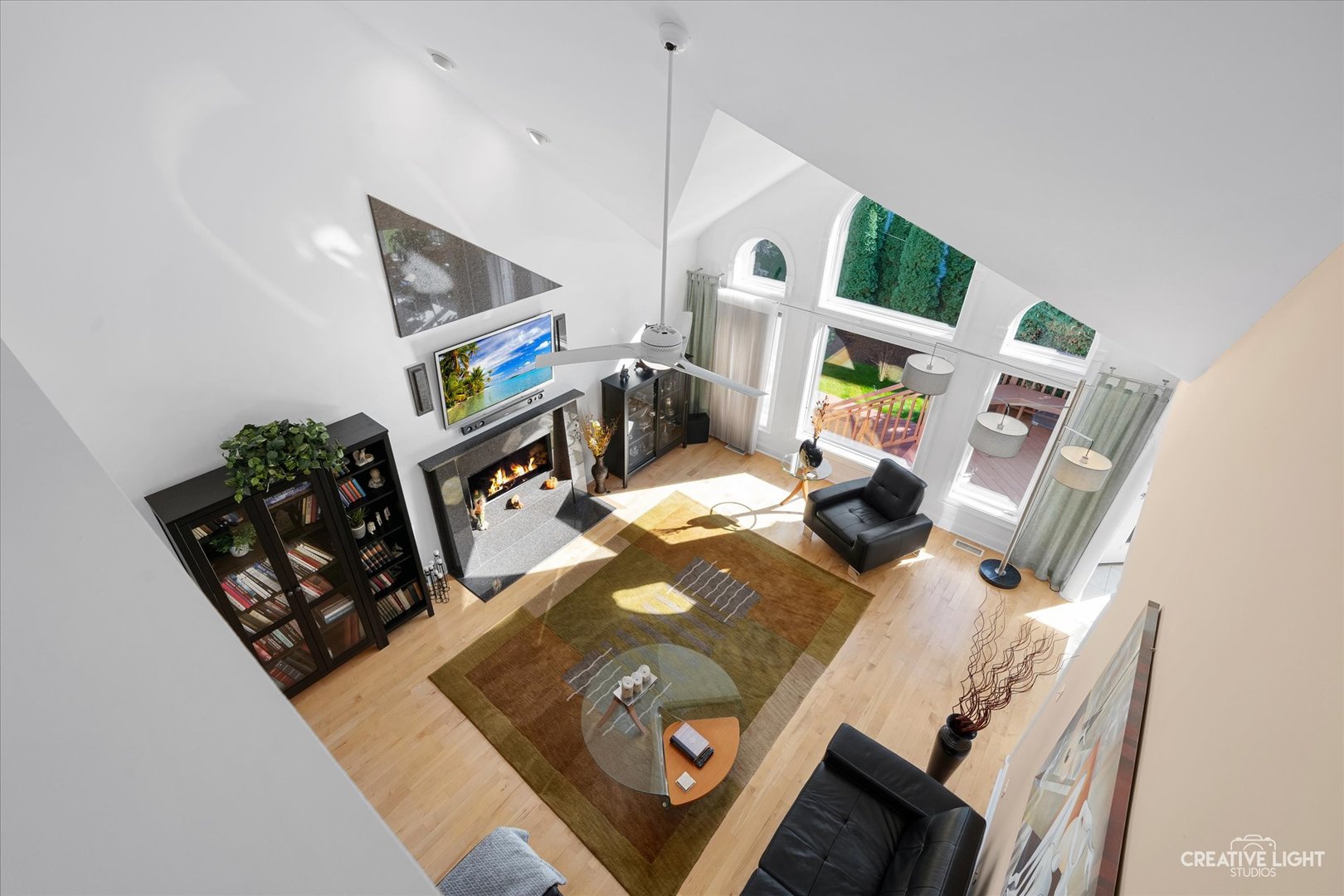 3912 Highknob Circle Naperville, IL 60564 - Photo 21 of 42 a living room with furniture and a flat screen tv