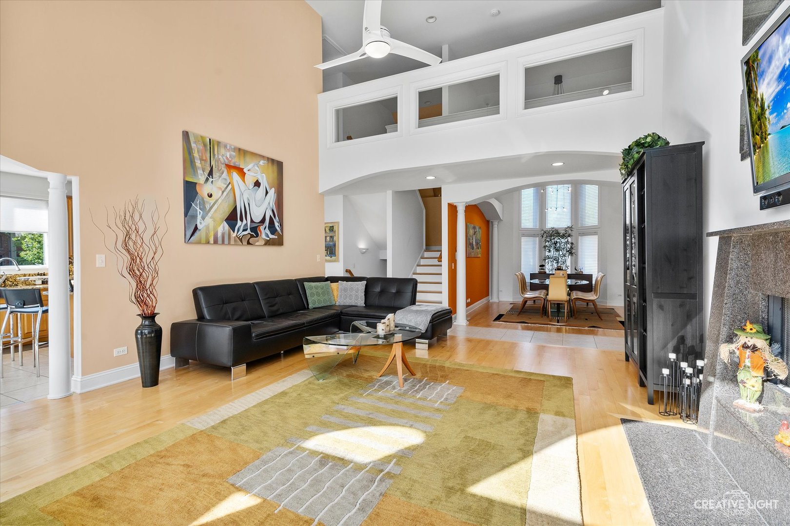 3912 Highknob Circle Naperville, IL 60564 - Photo 9 of 42 a living room with furniture and a rug