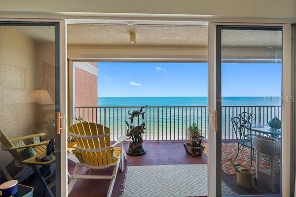 a view of balcony and patio