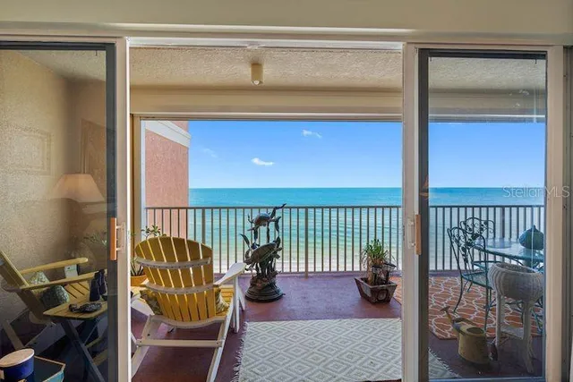 a view of balcony and patio
