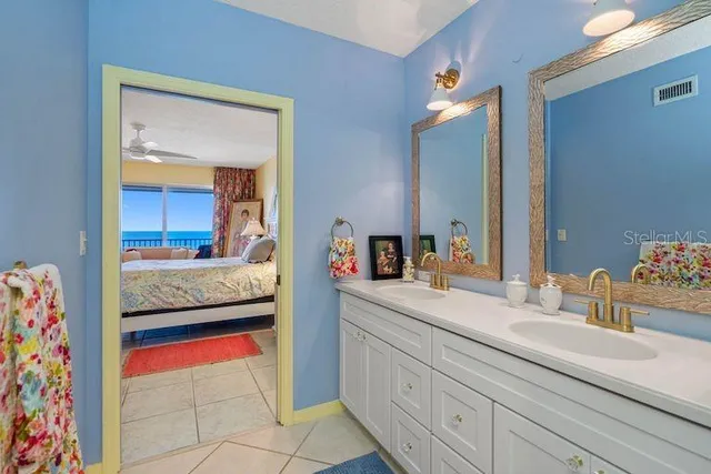 a living room with a couch and a table