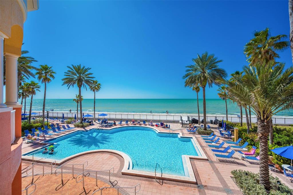 16550 Gulf Boulevard, Unit 545 North Redington Beach, FL 33708 - Photo 33 of 64 a view of swimming pool with outdoor seating