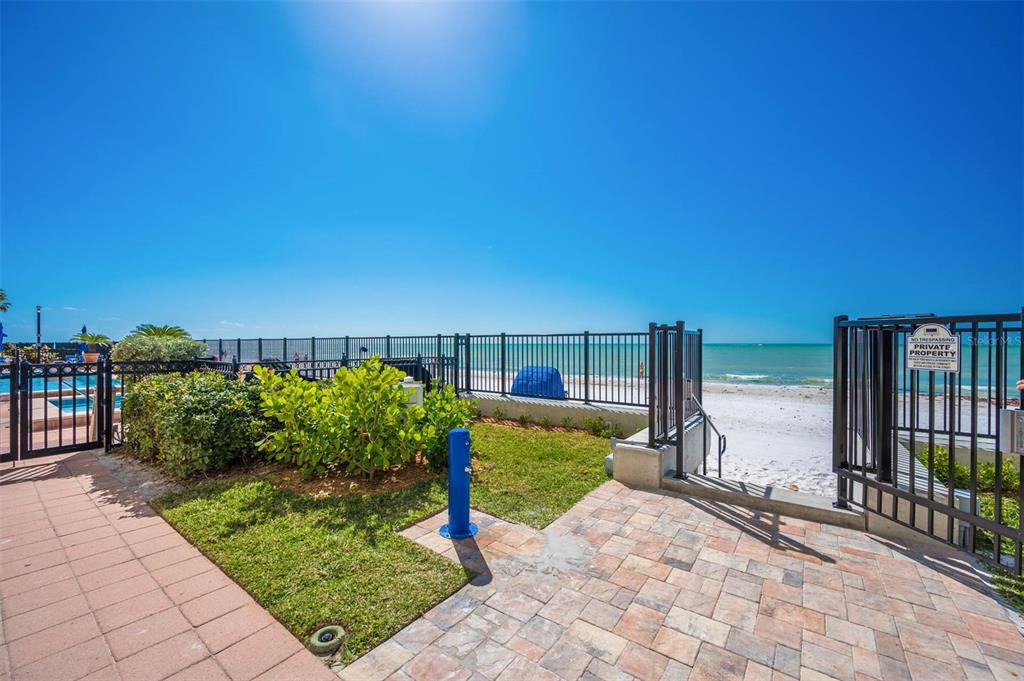16550 Gulf Boulevard, Unit 545 North Redington Beach, FL 33708 - Photo 46 of 64 a view of a pathway with a garden
