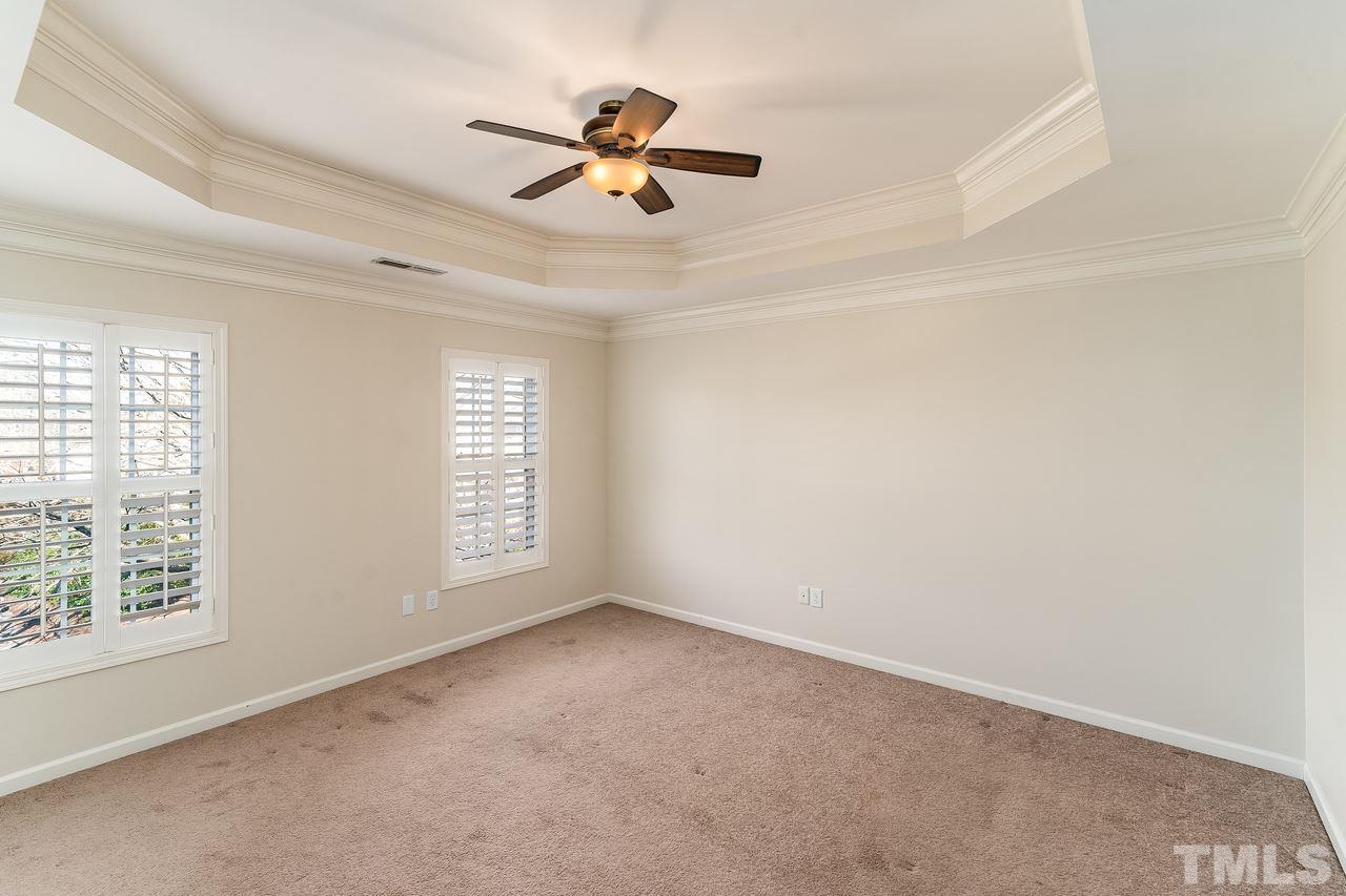 2707 Cloud Mist Circle Raleigh, NC 27614 - Photo 12 of 28 With plantation shutters, trey ceiling and HUGE walk-in closet