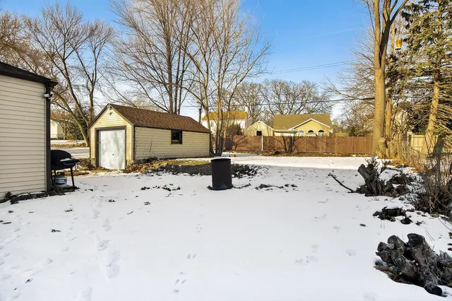 a view of a house with snow on the snow