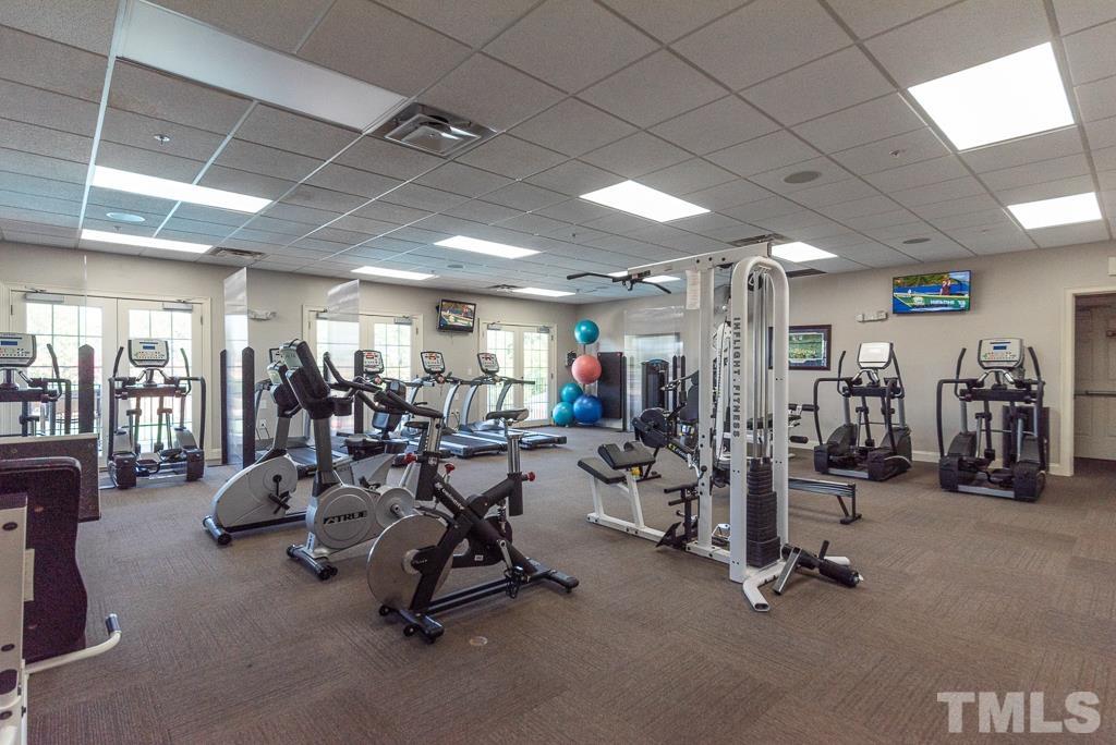 1136 Chapanoke Road Raleigh, NC 27603 - Photo 45 of 48 a view of a room with gym equipment