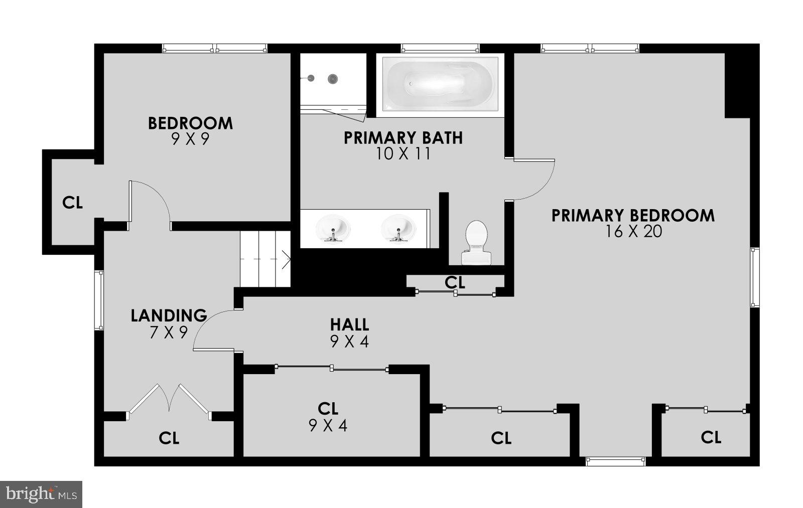 9925 Markham Street Silver Spring, MD 20901 - Photo 40 of 41 Upper Level Floor Plan