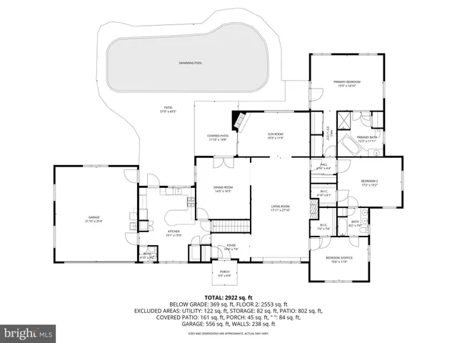 a picture of a room with a white wall and a painting