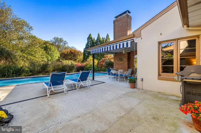 a outdoor space with a couch