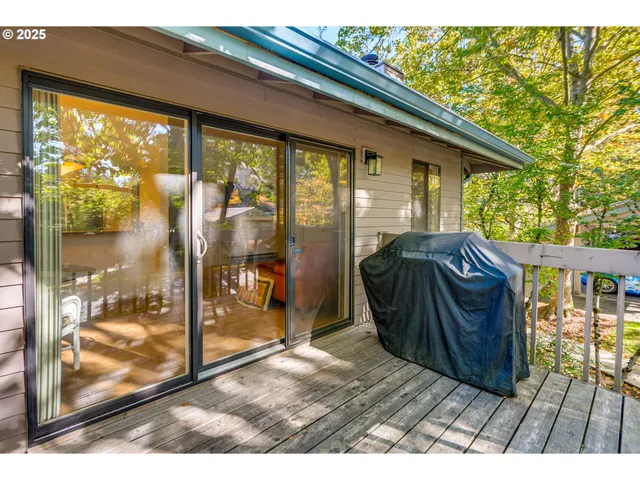 a view of balcony with couch