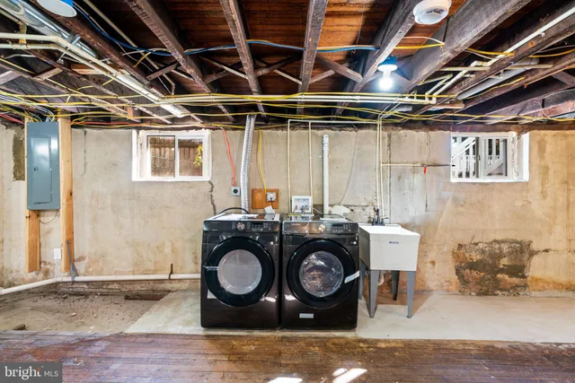 a view of a building with street view