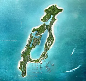 a view of a lake with a building in the background