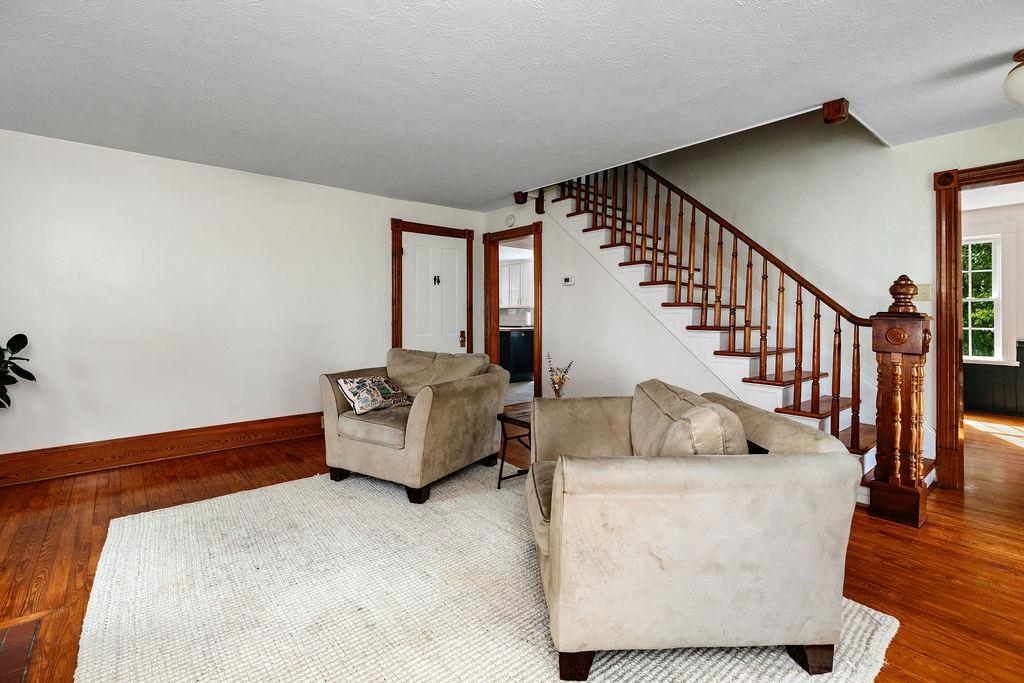 7549 Thomas Spring Road Bridgewater, VA 22812 - Photo 27 of 57 a living room with furniture and stairs