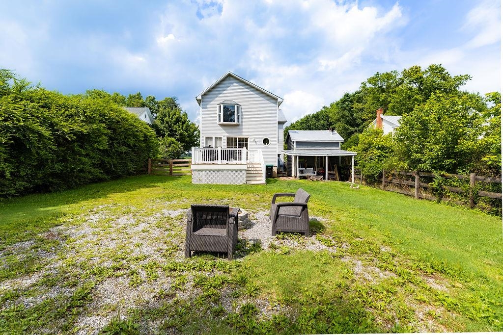 7549 Thomas Spring Road Bridgewater, VA 22812 - Photo 9 of 57 a view of a house with backyard porch and sitting area