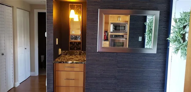 a close view of washer and dryer