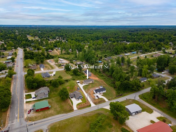 611 South Walnut Street Seneca, SC 29678 - Photo 31 of 31 An expansive aerial view showcases the residential area nestled among lush greenery, highlighting the natural surroundings.